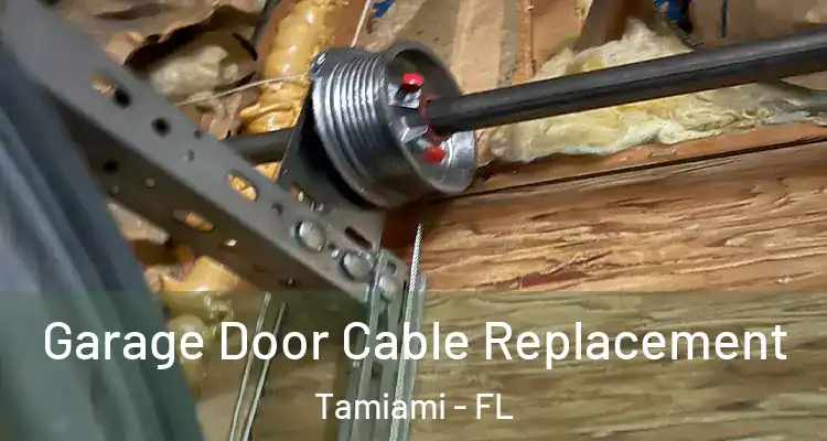  Garage Door Cable Replacement Tamiami - FL