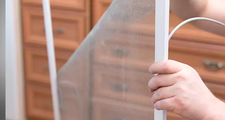 Privacy Mesh Screen Door Installation in Tamiami, FL