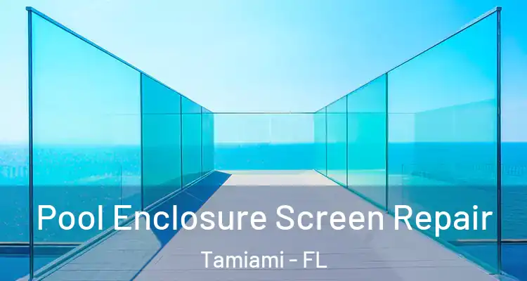  Pool Enclosure Screen Repair Tamiami - FL